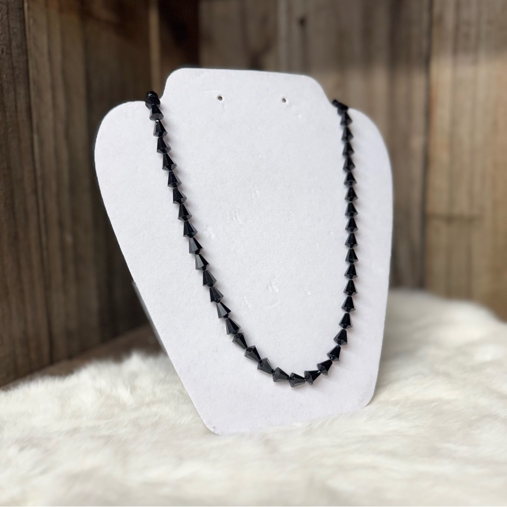 Vintage 24” Beaded Necklace with 14K Gold Clasp